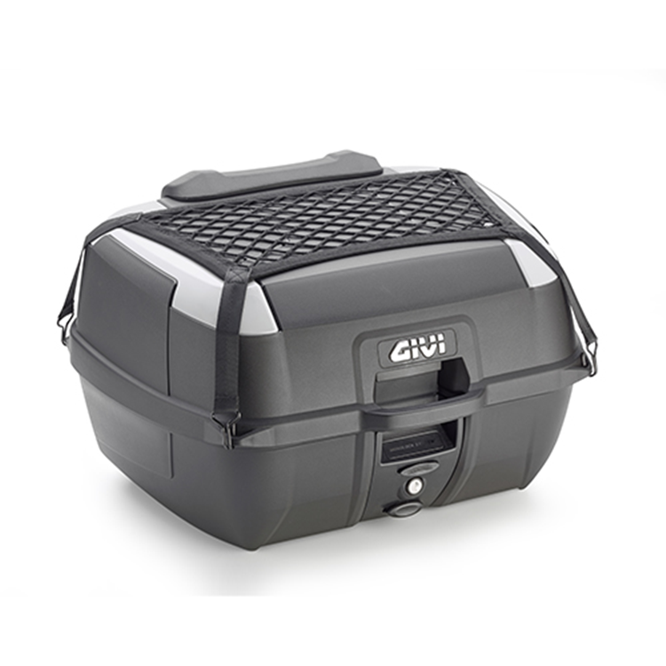 BAULETE MOTO GIVI 45 L. B45+ NEGRO/GRIS CON RESPALDO